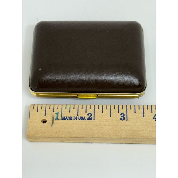 VTG 1970s Bulova Wind-Up Travel Alarm Clock Gold Folding Case 3.5" NOT WORKING - Picture 8 of 9